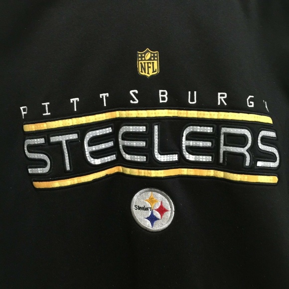 Pittsburgh Steelers Hoodie LG 14-16 Youth Pullover - Picture 2 of 7